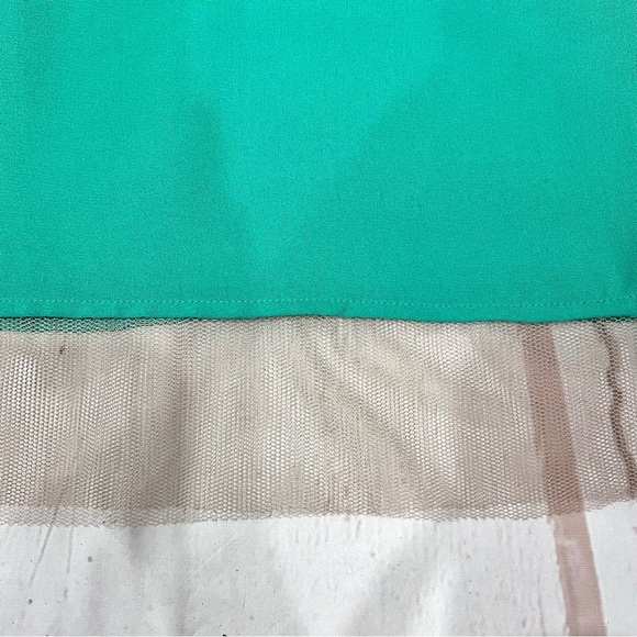 Bcbg MaxAzria Runway Collection Kelly Green Fei Fei Mini Ruffle Strapless Dress - Picture 13 of 16